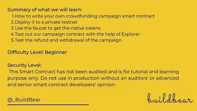 Creating a Crowdfunding Campaign with BuildBear Image