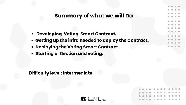 A Step-by-Step Guide to Building and Deploying a Voting Smart Contract on the Blockchain Image