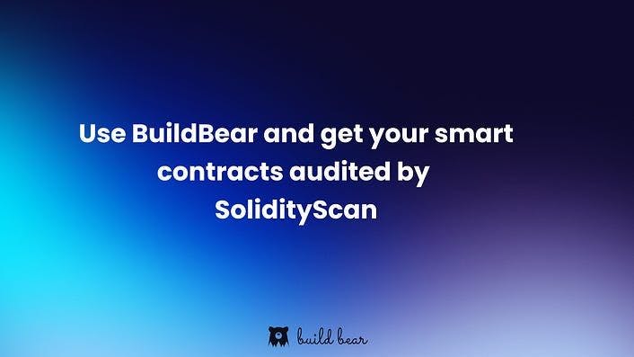 Use BuildBear and get your smart contracts 📝 de-bugged Image
