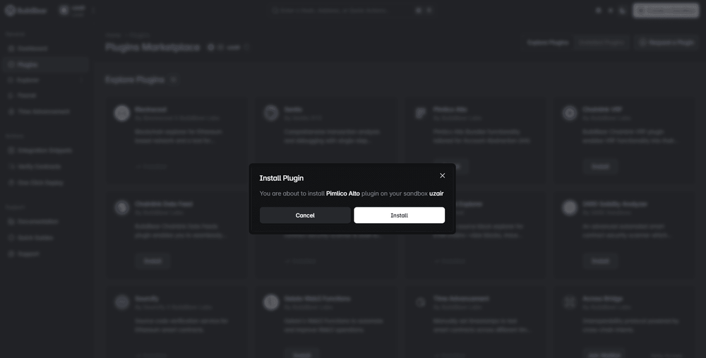 Install Pimlico Plugin