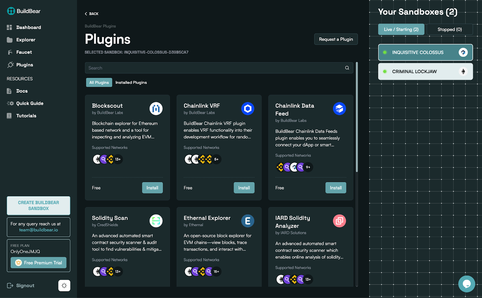BuildBear Sandbox Features