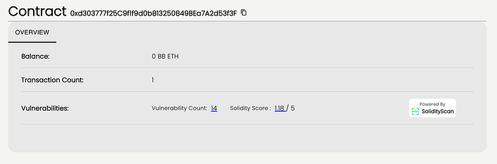 Security Score