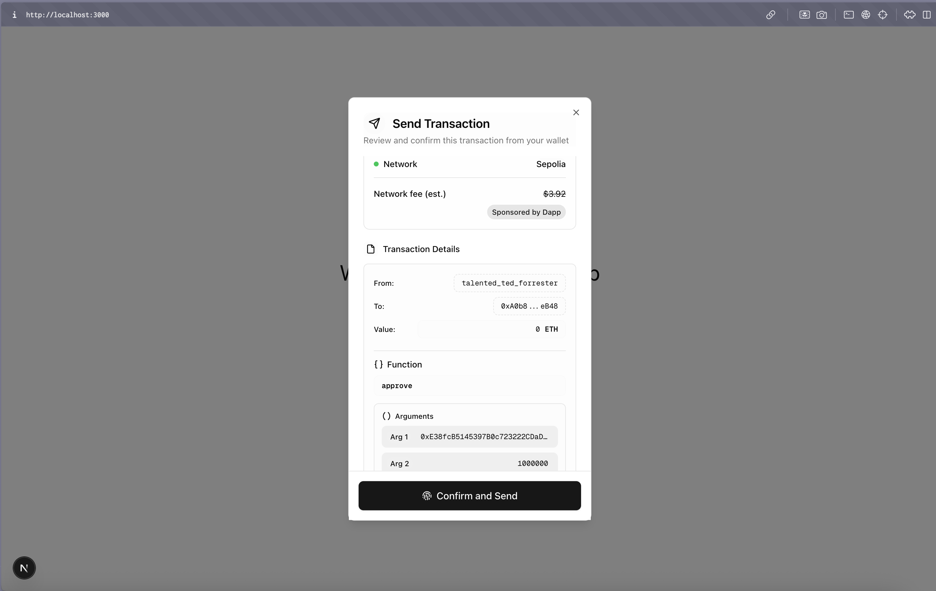 Batch Transaction Preview