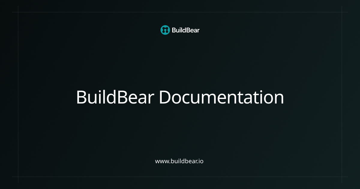 Docs - BuildBear Documentation - BuildBear Labs